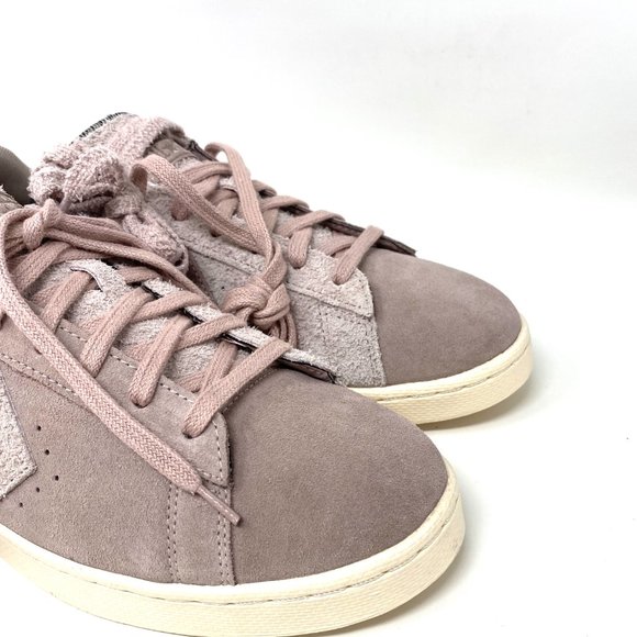 Converse Mens Size PRO LEATHER OX Shadow Gray Pink Suede Low Top Sneaker 167890C - Picture 7 of 10